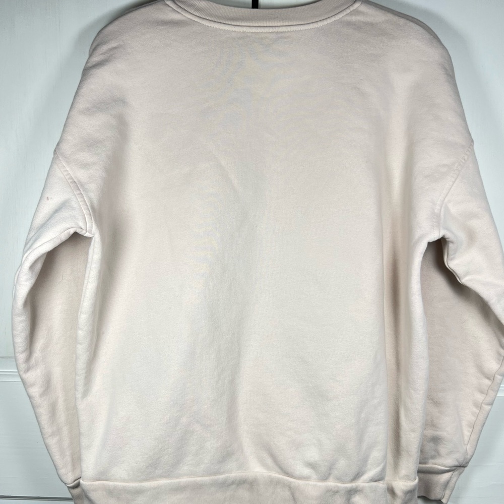 Reformation Jeans Crewneck Light Pink Blush Color Good Fabric EC Size S - Picture 3 of 7